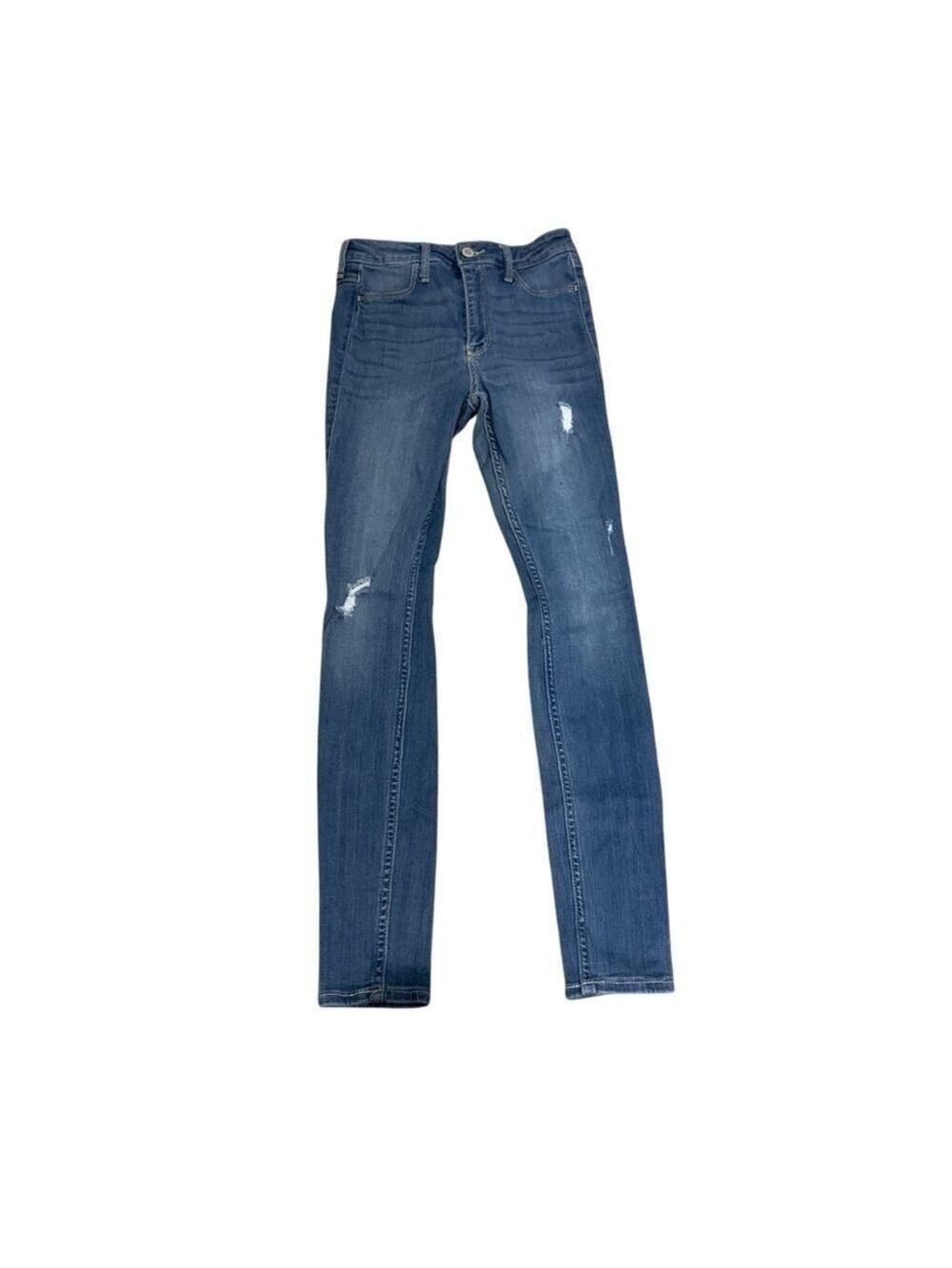 HOLLISTER High Rise Jean Legging Distressed size 3R waist 26 length 28